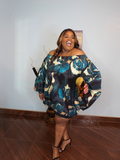 Short Balloon Flower Dress