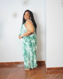 Mint Garden Tiered Maxi Dress