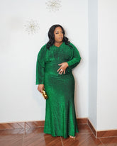 Midnight Luxe Shimmer Gown
