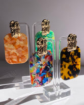 The Mosaic Muse Statement Earrings