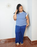 Emerald Coast Striped Knit Top