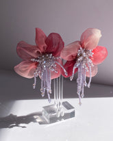 The Blushing Bloom Statement Earrings