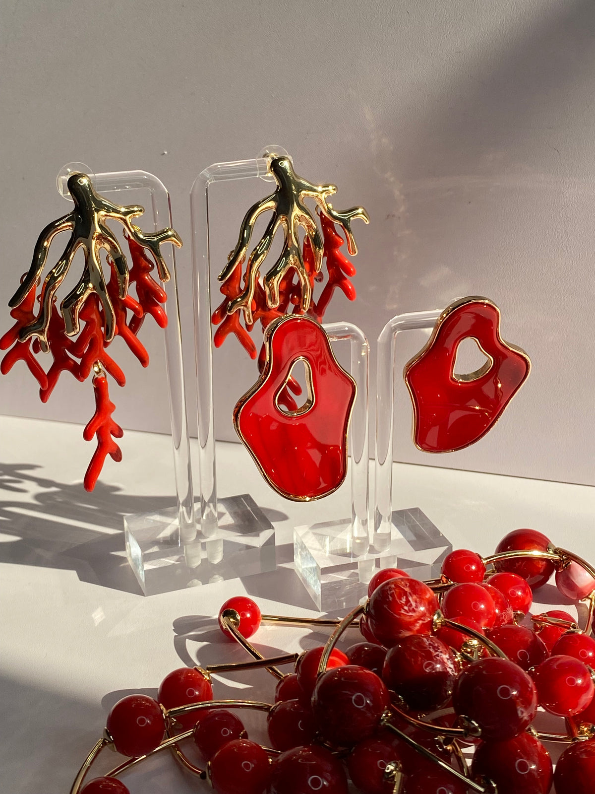 Red Accessories Set