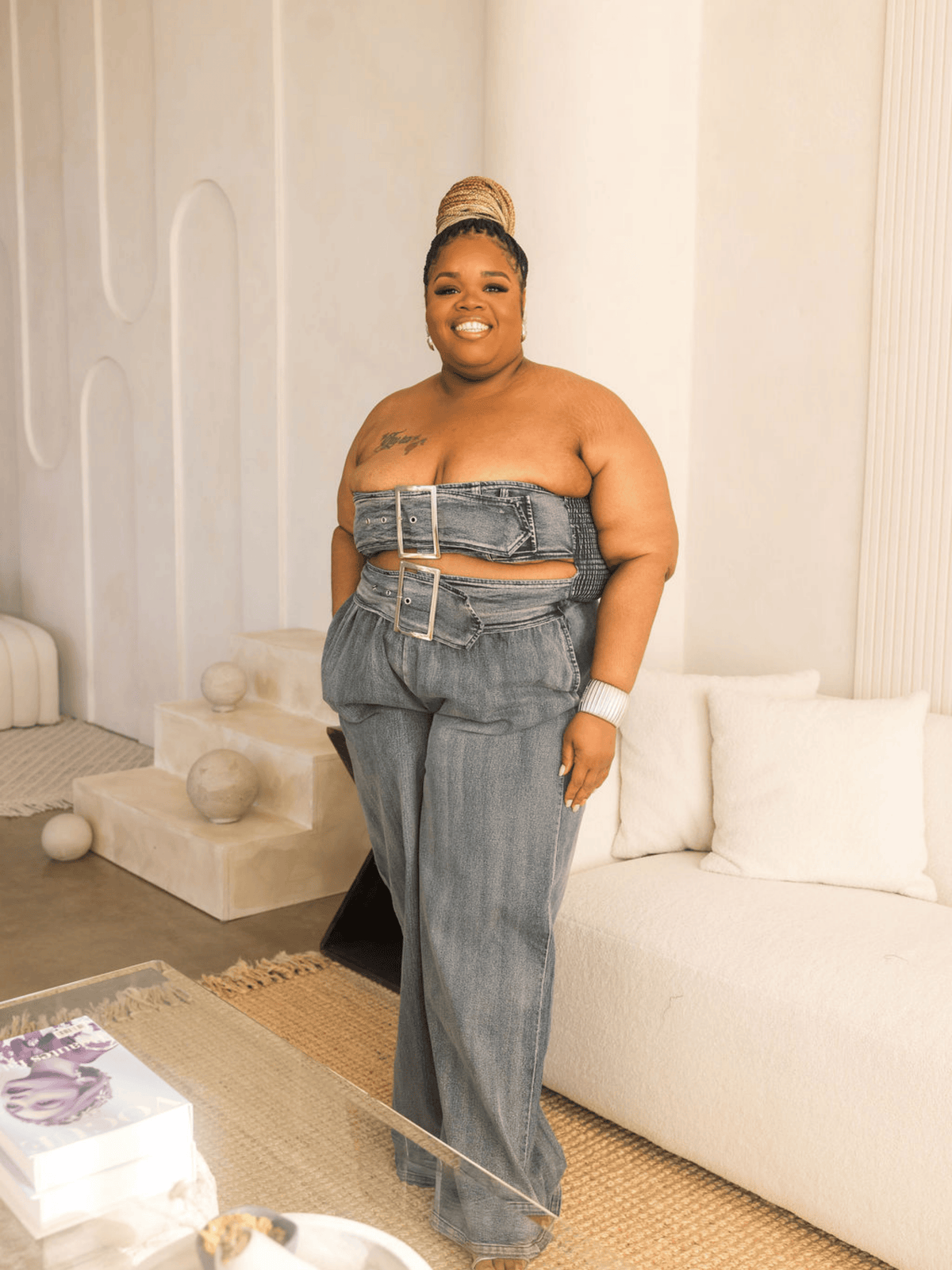 Jeans Buckle Jumpsuit