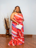 Long Multi Color Wide Leg Jumpsuit