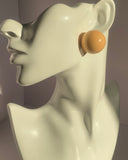 Luxe Dome Statement Stud Earrings