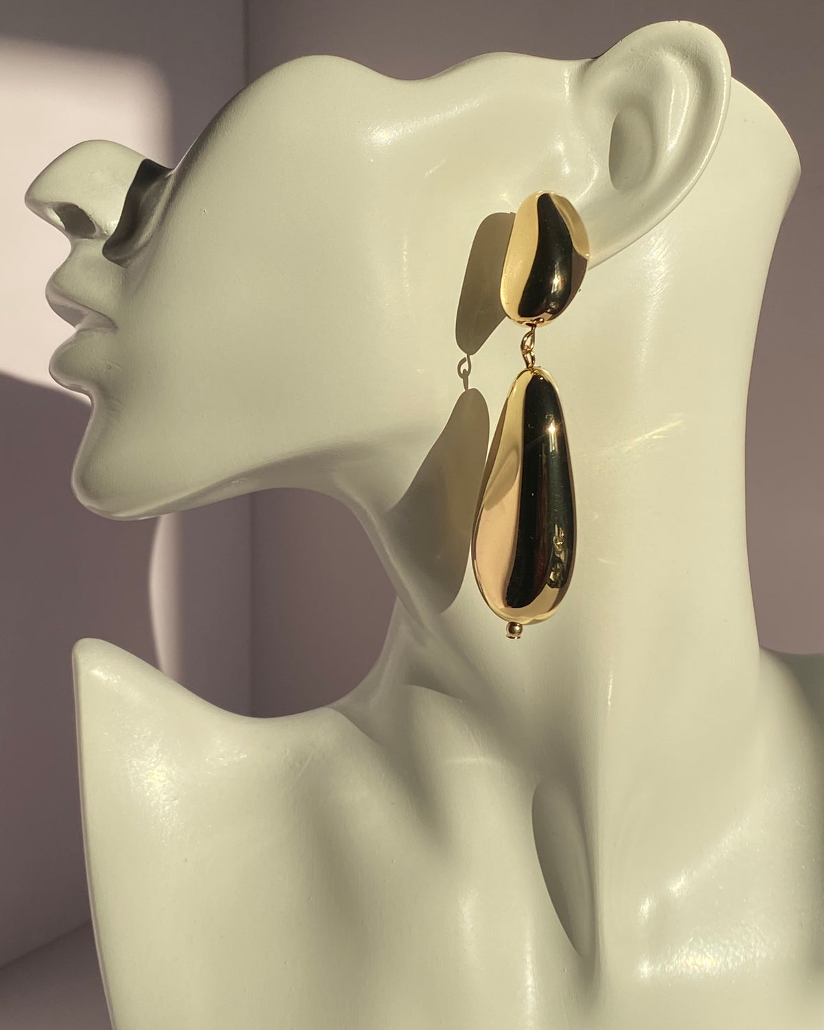 Solene Sculptural Drop Earrings