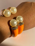 Pearl Royale Statement Cuff Bracelet