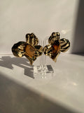 Stone Flower Earrings