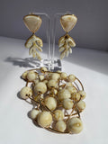 Cream & Tan Accessory Set